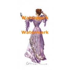 Lady in Lavender  - XS156  -  PRINT