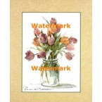 Tulip Jar  - #XBFL2296  -  PRINT