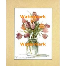 Tulip Jar  - #XBFL2296  -  PRINT