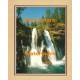 Twin Waterfalls  - #XKFL2123  -  PRINT