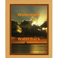 Golden Sea & Sky  - XKLLAM2147  -  PHOTO PRINT
