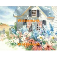 Cottage Florals II  - #XAR2612  -  PRINT