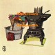 Pug Laundry Stove  - #XD7701  -  PRINT