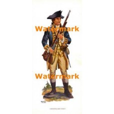 Continental Army Private  - #XD3244  -  PRINT