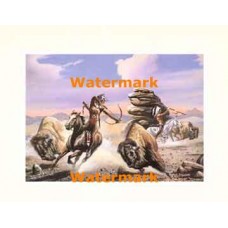 The Great Buffalo Hunt  - #XAR3866  -  PRINT