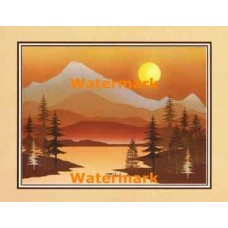 Mountain Lake  - #XKFL3103  -  PRINT