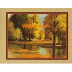 Autumn Pond  - XKFL3308  -  PRINT