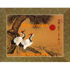 Sun And Birds  - #XKFL3396  -  PRINT