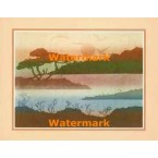 Secluded Lagoon  - #XKFL3401  -  PRINT