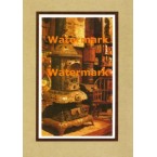Antique Stove  - #XKBD3105  -  PRINT