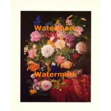 Botanical With Cut Flowers  - XKFL3529  -  PRINT