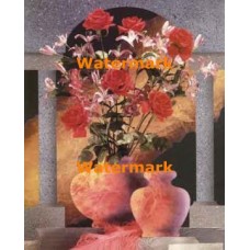 Rose Archway With Feather  - #XAR4564  -  PRINT