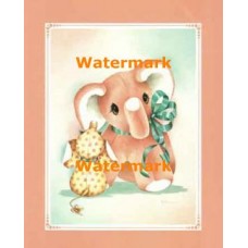 Mother Elephant  - #XKFL4906  -  PRINT