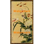 Bird & White Blossoms  - #XKGZ4262  -  PRINT