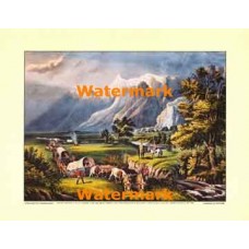 The Wagon Train  - #XKFL4692  -  PRINT