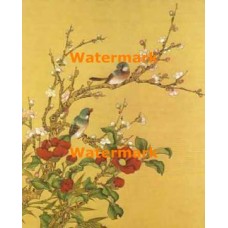 1.  Oriental Plum Flowers  - #XKL4104  -  PRINT