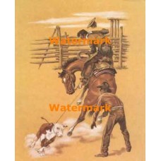 1.  Calf Roping  - #XKL4676  -  PRINT