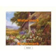 Picking Flowers  - #XAR4777  -  PRINT