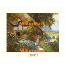 Tending The Garden  - #XAR4775  -  PRINT