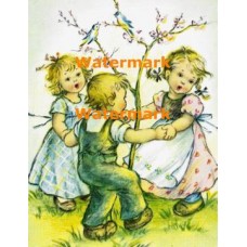 Dancing Around The Tree  - XD2697  -  PRINT