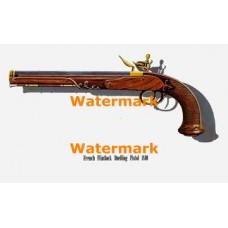 French Flintlock Dueling Pistol 1810  - XD4282  -  PRINT