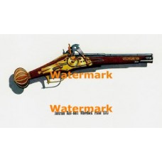 Austrian Ball-Butt Wheellock Pistol 1585  - XD4285  -  PRINT