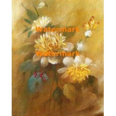 Yellow Mums  - XBFL1657  -  PRINT