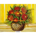 Flowers in Basket  - XBFL624  -  PRINT