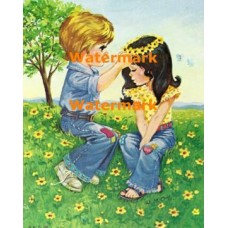 Crown Of Daisies  - XBJ445  -  PRINT