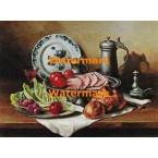 Ham And Salad  - XK228/3  -  PRINT