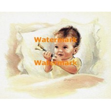 Baby Playing  - XKA330  -  PRINT