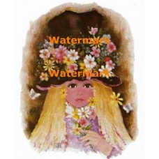 Flower Girl  - XKA487  -  PRINT