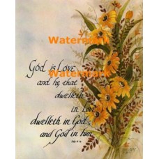 God Is Love  - XKA5549  -  PRINT