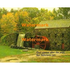 The Red Waterwheel  - XKALAM2170  -  PHOTO PRINT