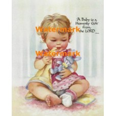 A Baby  - XS14195  -  PRINT