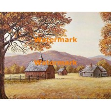 Three Buildings  - XS4934  -  PRINT