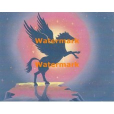 Pegasus Taking Flight  - XS7789  -  PRINT