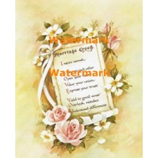 Marriage Creed  - XS8132  -  PRINT