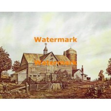 Barn And Silo  - XBSC2122  -  PRINT