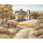 Barn And Silo  - XBSC3485  -  PRINT