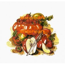 Strawberries & Apples  - XBSL266  -  PRINT