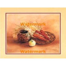 1.  Indian Corn And Onion  - #XKFL5860  -  PRINT