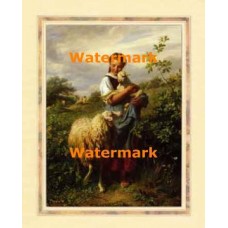The Shepherdess  - #XKFL5380  -  PRINT