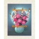 Frangrant Floral Bouquet  - XKFL5827  -  PRINT