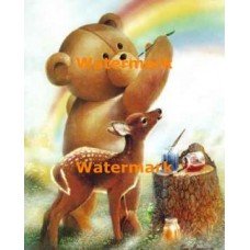 Painting A Rainbow  - XD50688  -  PRINT