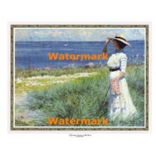 A Young Woman on The Shore  - XD51194  -  PRINT
