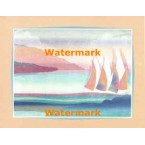 Sailing Together  - #XKFL6365  -  PRINT