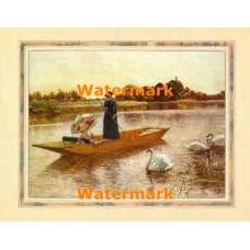 Afternoon Punting  - XKFL6617  -  PRINT