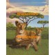 Lioness And Cubs  - #XKL6302  -  PRINT