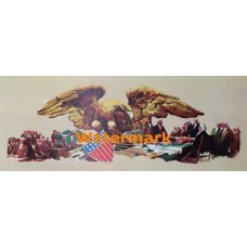 Patriotic Eagle  - #XD5479  -  PRINT